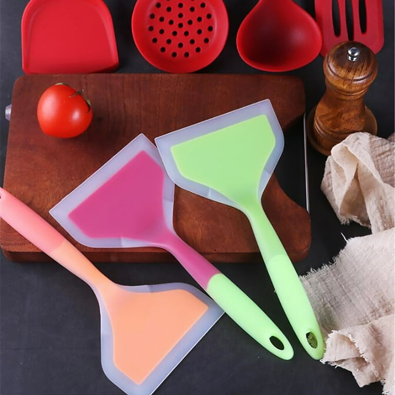1pc Random Silicone Kitchen Ware Cooking Utensil Spatula Beef Meat