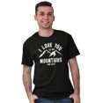 thumbnail image 4 of Love You To Mountains Hiking Couple Men's Graphic T Shirt Tees Brisco Brands L, 4 of 4