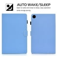 thumbnail image 4 of Allytech Galaxy Tab A8 10.5" Case X200, Premium PU Leather Flip Folio Smart Cover Auto Sleep Wake Full Protection Kickstand Shockproof Case Cover for Samsung Galaxy Tab A8 10.5" X200 X205 - Blue, 4 of 6