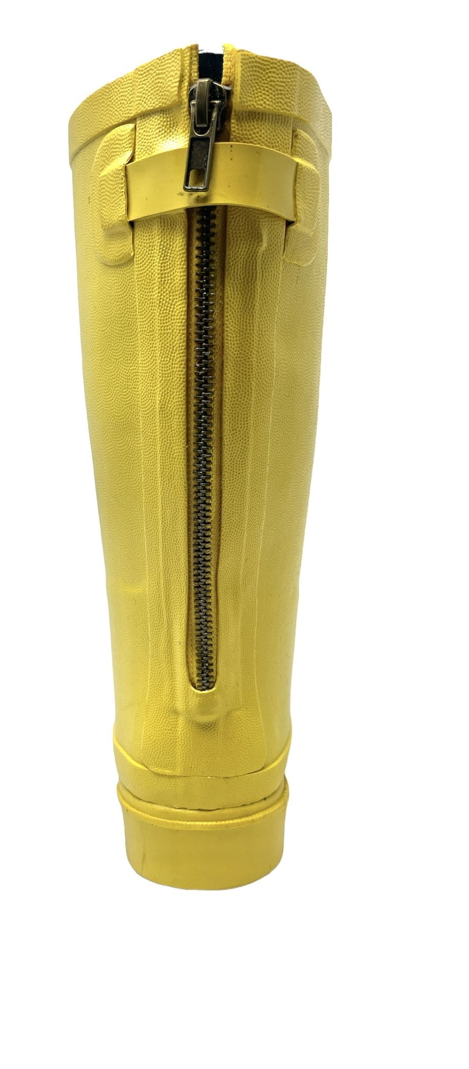 Forever Young Short Shaft Mock Zipper Rain Boot