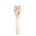 thumbnail image 3 of Rosec Jewels IGI Certified Lab Grown Pink Diamond Solitaire Engagement Ring 1 Ct (Fancy Pink Color and VS1 Clarity) - Womens Pink White Diamond Ring, 10K Rose Gold, US 9.50, 3 of 8