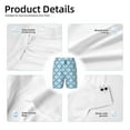thumbnail image 5 of Cauagu Blue Fish Scale Texture Print Swim Trunks for Men,Youth Boys Swim Shorts Compression Liner Beach Shorts Boys' Swimming Shorts 7-20 Years Bathing Suit-Medium, 5 of 7