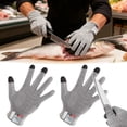 thumbnail image 1 of Gants de Pêche Gants Résistants aux Coupures Niveau 5 Cerf-Volant Pêche Protection contre les Perforations Adhérence Plongée Dextérité Rkxzt, 1 of 8