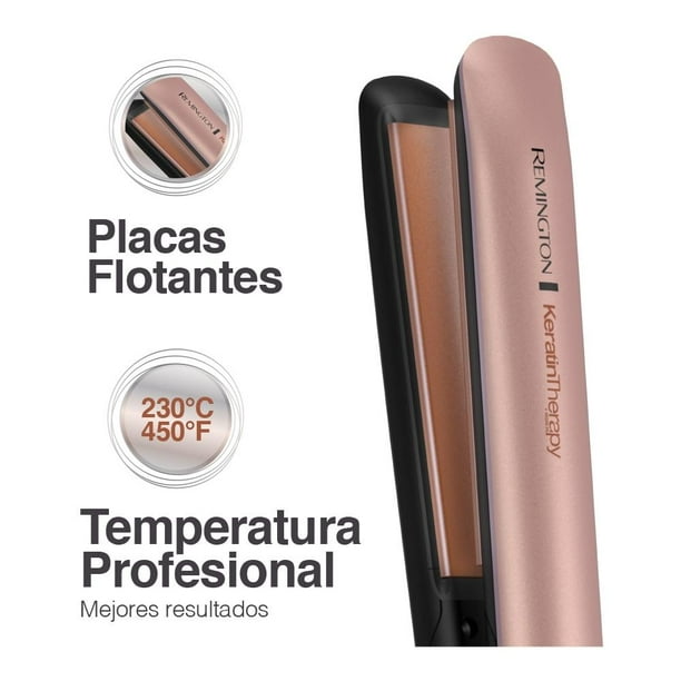 Plancha de cabello Remington Keratin Therapy Cerámica con Keratina