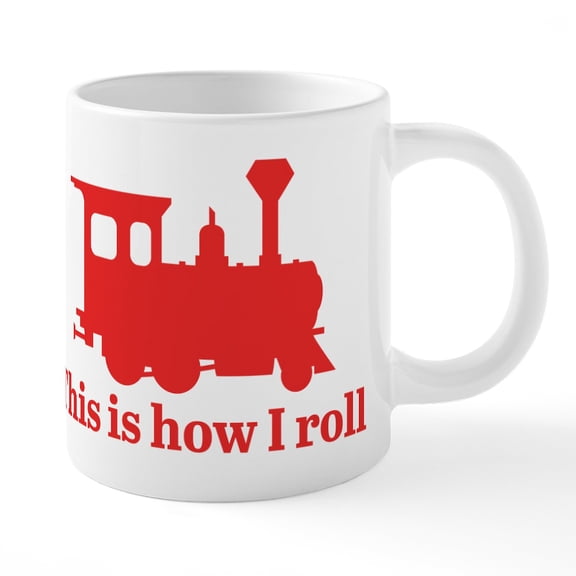CafePress - This Is How I Roll - 20 Oz White Ceramic Mega Mug