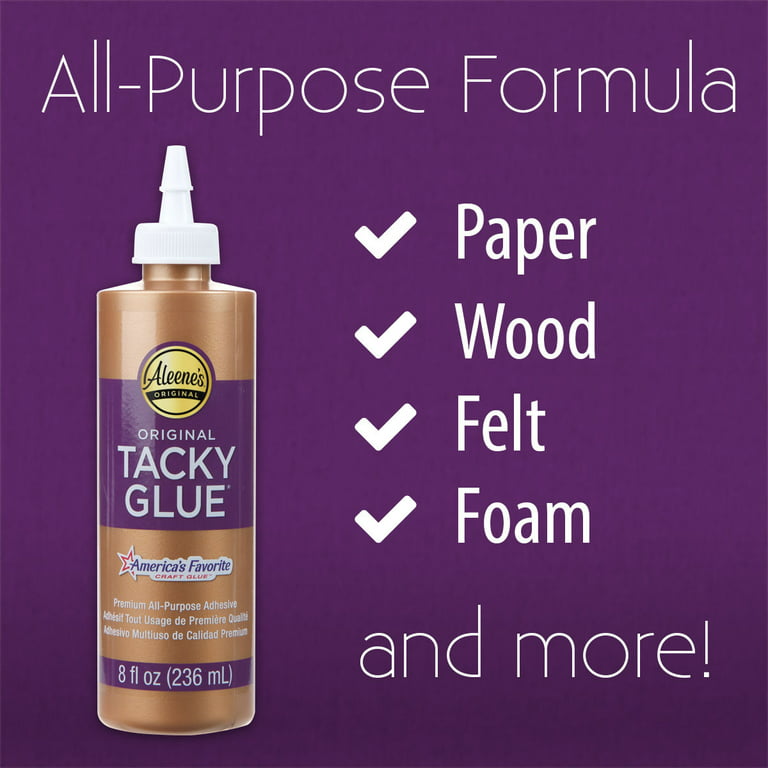 Aleene's Original Tacky Glue, 8 fl oz, Premium All-Purpose