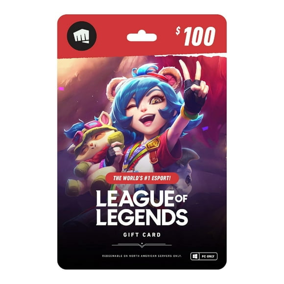 Riot League of Legends $100 (Digital Code)