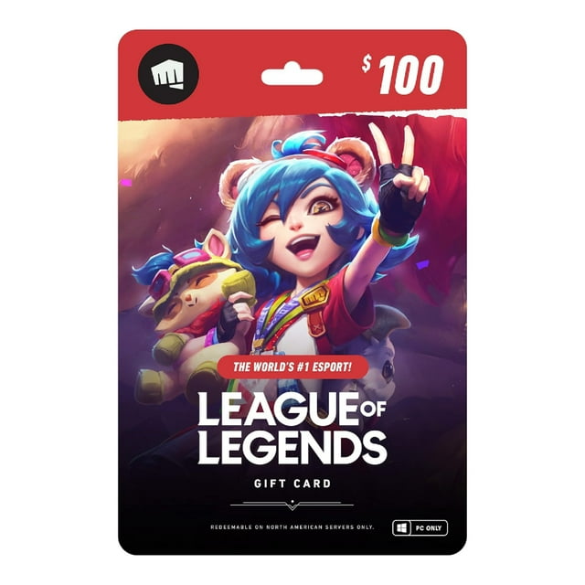 Riot League of Legends $100 (Digital Code)