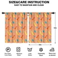 thumbnail image 2 of Blackout Kids Curtains,Colorful Dinosaurs Space Rockets Pattern Childrens Insulated Curtains Set Of 2,Bedroom Essentials,Toddler Room Decor 42"x54", 2 of 5