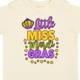 thumbnail image 4 of Inktastic Little Miss Mardi Gras with Crown and Dots Girls Toddler T-Shirt, 4 of 5