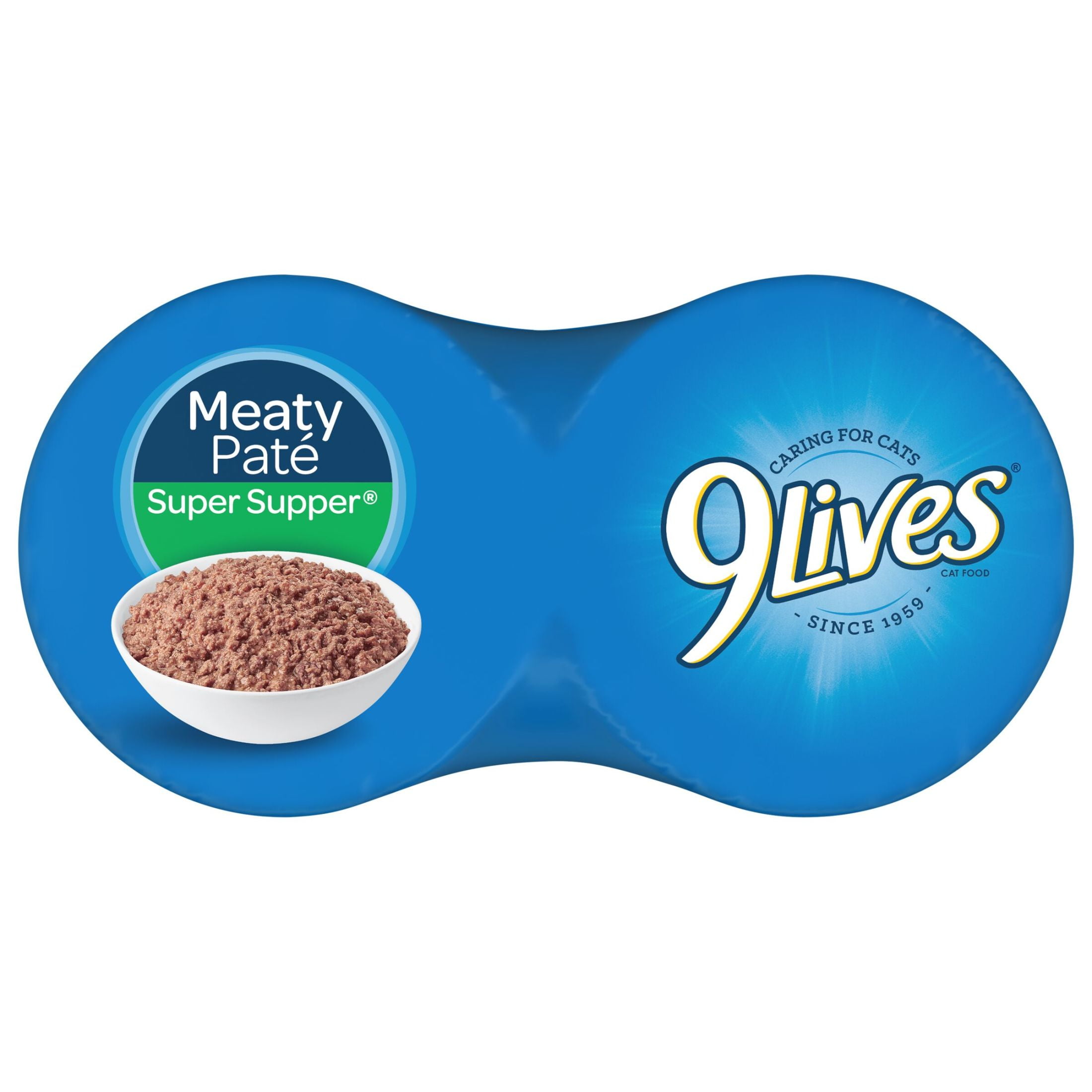 (6 pack) 9Lives Meaty Paté Super Supper Wet Cat Food, 22-Ounce, Pack of 4