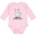 thumbnail image 3 of Inktastic Mimis Snuggle Bunny Easter Girls Long Sleeve Baby Bodysuit, 3 of 5