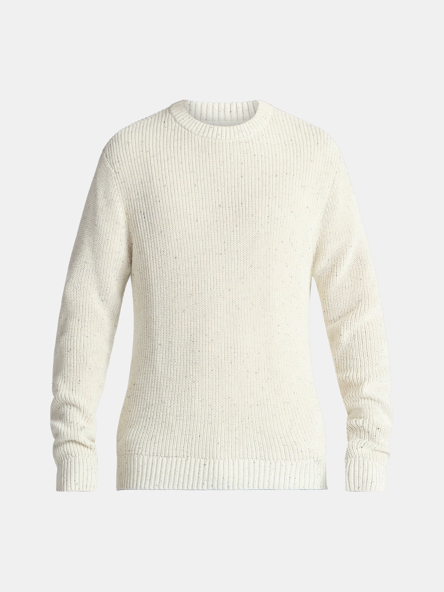 No Boundaries  Souffle Yarn Confetti Sweater with Long Sleeves, Men's Sizes XS-3XL