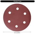 thumbnail image 3 of Multipurpose 9 Inch 6 Hole Sanding Discs Pack of 50 Suitable for Efficient Polishing & Surfaces Restoration, 3 of 9