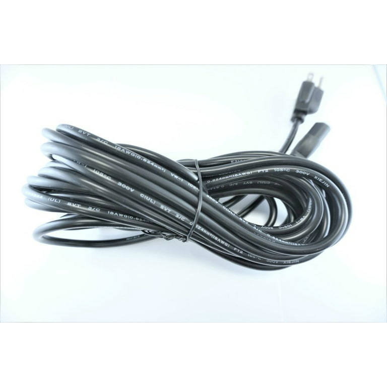 UL Listed] OMNIHIL 15 Feet Long AC Power Cord Compatible with KISAN  Newton-V Currency Sorter 