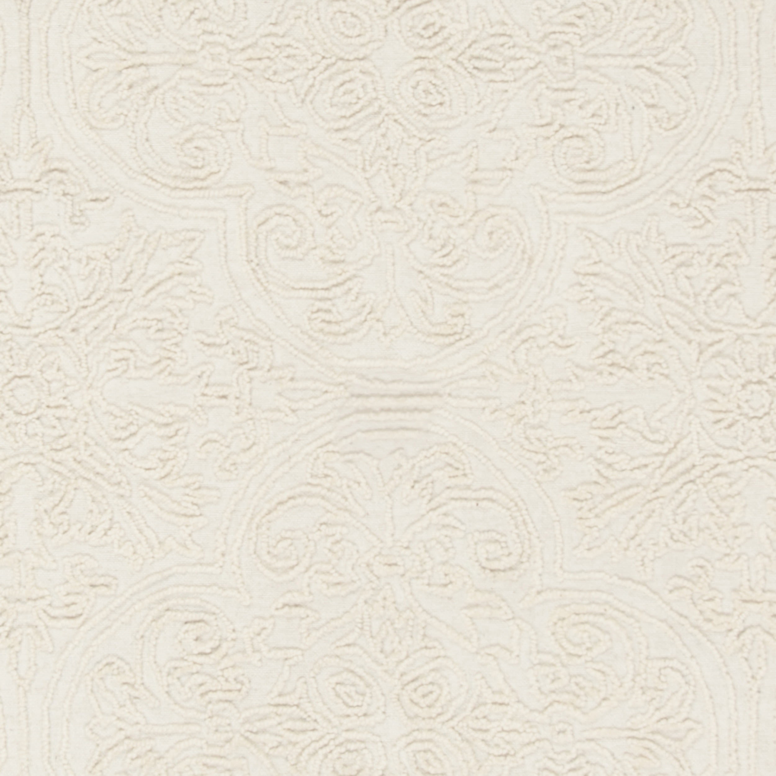 SAFAVIEH Trace Burton Geometric Wool Area Rug, Ivory, 8' x 10'