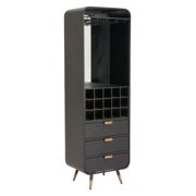 Magara Bar Cabinet Black