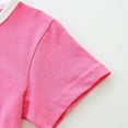 thumbnail image 5 of GYRATEDREAM Girls Short Sleeve T-Shirts Summer Casual Cotton Tee Crew Neck Regular Fit Pullover T Shirt for 6Y Pink, 5 of 9