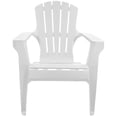 thumbnail image 3 of Gracious Living Resin Adirondack Chair, White, 3 of 5
