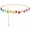 B-Colorful 43+60cm/16.92+23.62inch, variant on BOOTOOL Rhinestone Chain Belts for Women Fashion