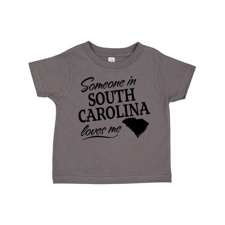

Inktastic Someone in South Carolina Loves Me Gift Toddler Boy or Toddler Girl T-Shirt