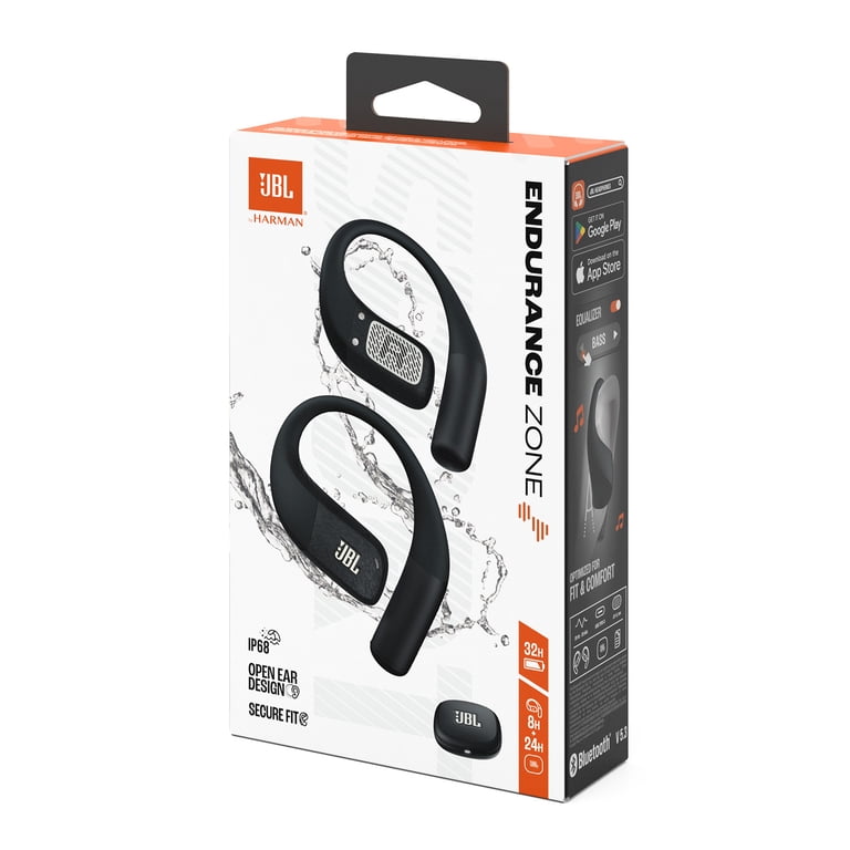 JBL Endurance ZONE オープンイヤーワイヤレスイヤホン ブラック JBL, Endurance Zone, True Wireless open-ear sport headphones