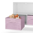 thumbnail image 5 of ARCTICSCORPION Bookcase with 3 Shelves, Medium Density Fiberboard, White And Pink, 5 of 7