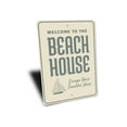 thumbnail image 3 of Seaside Beach House Novelty Sign, Metal Wall Decor - 10x14 inches, 3 of 4
