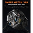 thumbnail image 3 of V69 Bluetooth 1.85 Inch Smartwatch, 3 of 5