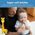 thumbnail image 3 of Dr. Brown's Infant to Toddler Training Toothbrush with Soft Bristles, Giraffe, 0- 3 Years, 1 Pack, 3 of 12