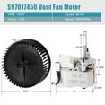 thumbnail image 2 of S97017450 Bathroom Vent Fan Motor for Broan Nutone 771, 771-A 1.5HP, 120V, 70CFM, 3000 RPM Electric Motor, 1 Piece, 2 of 5