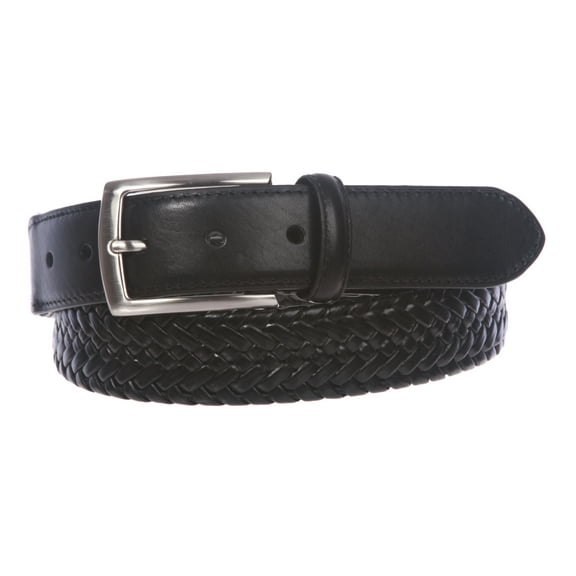 Men's Comfort Stretch Braided Leather Belt