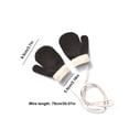 thumbnail image 4 of Sonducket 1 par de manoplas para niños pequeños Accesorio de ropa de manopla para mantener el calor Marrón + Café Type1 NO1, 4 of 6