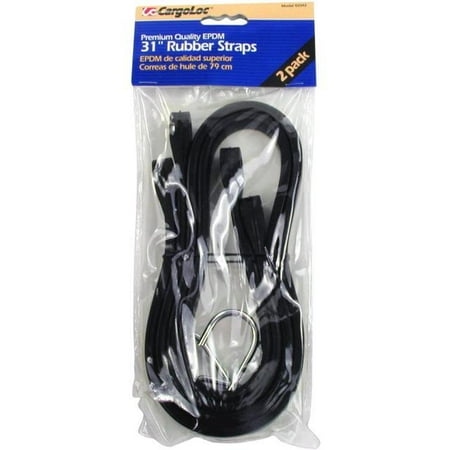 

CargoLoc Epdm Rubber Tarp Straps 62342 2 Pc. 31 Tarp Straps - Steel Hooks