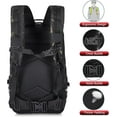thumbnail image 2 of Motorcycle Helmet Backpack Bag for Men Large Capacity Motorcycle Cycling Backpack Basketball Luggage Storage Waterproof Backpack for Sports Outdoor Activities, 2 of 8