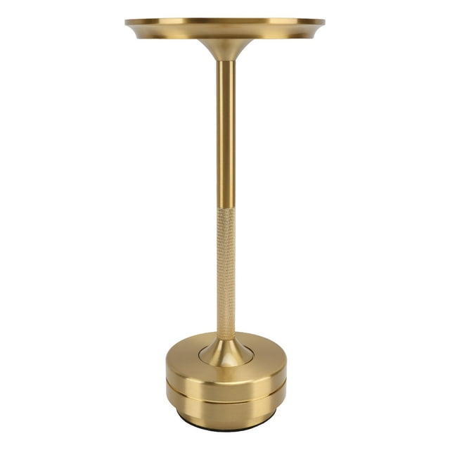 LED Desk Lamp Adjust Brightness 360 Degrees Lighting Quickly Charging Aluminum Table Lamp Gold