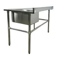thumbnail image 5 of 48 in. Free Standing Bar Sink with Faucet, Stainless Steel Work Table Commercial Kitchen Sink, 5 of 11