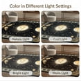 thumbnail image 7 of ODIKA Moth Gothic Shaped Round Wings Ornate Border Stars Whimsical for Queen Size Bedroom, Under Bed, Master Suite, Foldable Easy Care, 7 of 7