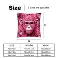 thumbnail image 5 of Gorilla Luxurious Velvet Throw Pillow Inserts with Unique Patterns - Set of 2 (16x16, 18x18, 20x20 Inches) for Bed, Chair Pillow Covers for Any Occasion, 5 of 6