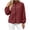 Red, variant on LUVDA Women's Lightweight Windbreaker Zip Jacket Elastic Cuff Stand Collar Spring Outerwear