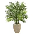 thumbnail image 1 of Nearly Natural 5630 4 ft. Areca Palm Artificial Tree in Sand Colored Planter, 1 of 1