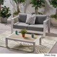 thumbnail image 3 of Noble House Banquette et Table Basse en Aluminium d'Extérieur en Argent, 3 of 21