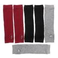 thumbnail image 5 of HERFIER 3 Pairs Long Fingerless Mittens, Knitted Winter Arm Warmers Gloves with Thumb Hole Arm Sleeves Cotton Blend Arm Warmers for Women Cold Weather, 5 of 8