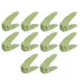 thumbnail image 3 of Organizador de ranuras para zapatos, estante apilador de zapatos ajustable para zapatos deportivos, tacones altos Verde, 3 of 8