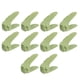 thumbnail image 3 of Organizador de ranuras para zapatos, estante para zapatos apilable de doble capa que ahorra espacio para sandalias Verde, 3 of 8