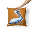 thumbnail image 2 of Pelican Hangin In Fabric Decorative Pillow, 2 of 4