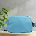 thumbnail image 6 of Waist Pack Bag Pouch Adjustable Belt Fanny Pack for Running Trekking Cycling Light Blue, 6 of 9