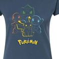 thumbnail image 3 of Pokémon - Pokémon Round Group - Juniors Fitted Graphic T-Shirt, 3 of 5