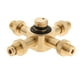 thumbnail image 2 of Adaptador de Recarga de Propano LP Sunnimix Acoplador de Tanque de Cilindro de Gas 4 Cabezas 80 mm, 2 of 6