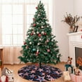 thumbnail image 2 of 4th of July Patriotic red white blue Stars and Stripes Tree Skirt Xmas Tree Mat Christmas Tree Ornaments Decorations Holiday Party Indoor Outdoor 48", 2 of 6